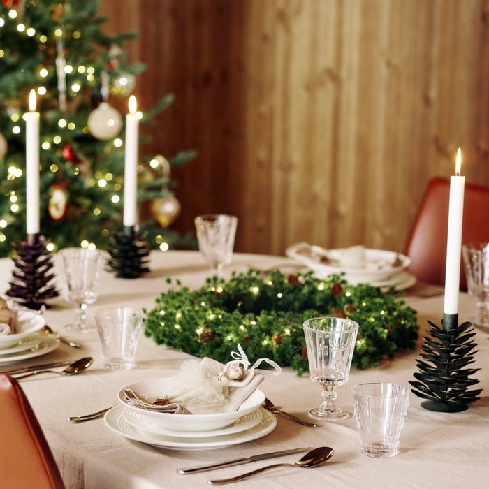 Pinea Green ljusstake 13 cm