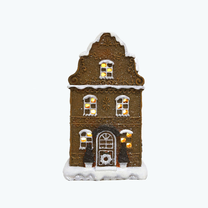 Gingerbread hus med LED-ljus