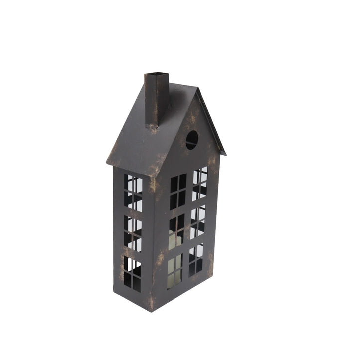 House lykta med LED-ljus H35 cm