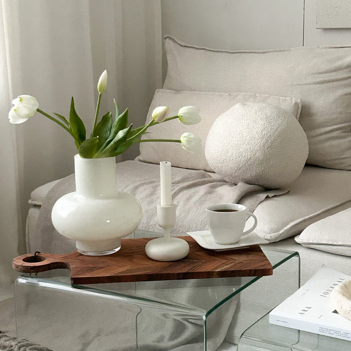 Vintage chevron skärbräda 25x50 cm