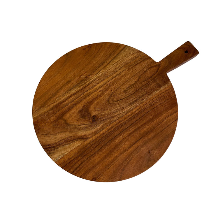 Vintage rund serveringsbräda 30×40 cm