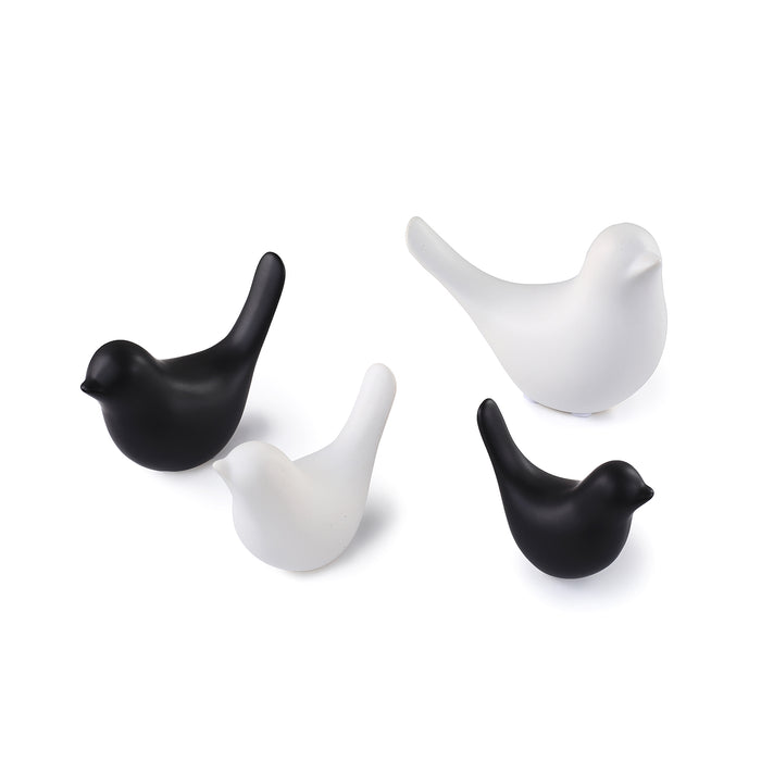 Bird figur svart stor