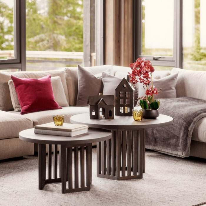 House lykta med LED-ljus H35 cm